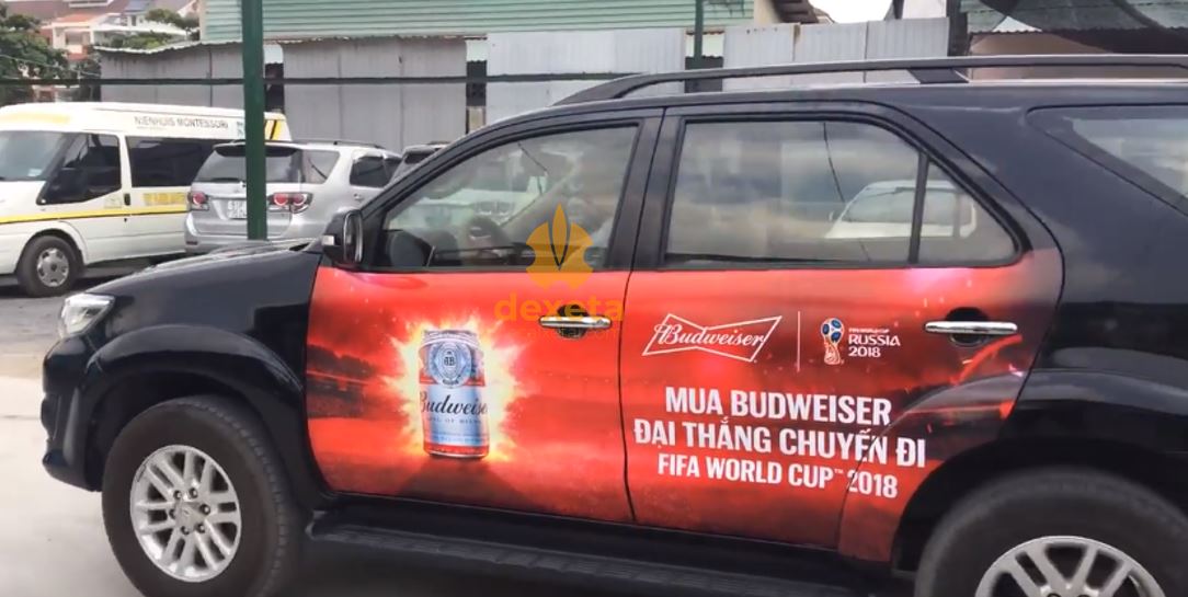Budweiger - Dán decal xe tải và dán decal quảng cáo trên xe cá nhân